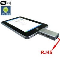  Ebook/Netbook 7  Google Android 1.6  prata com placa de rede externa (FRETE GRÁTIS)