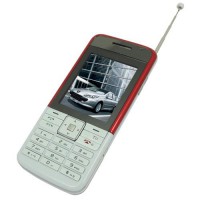 Thin K600 + Dual SIM Dual Standby FM Fone Bluetooth TV Mobile Branco
