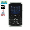 Celular preto F160 com Quatro Cartões SIM de espera Quatro JAVA TV FM Fone Bluetooth